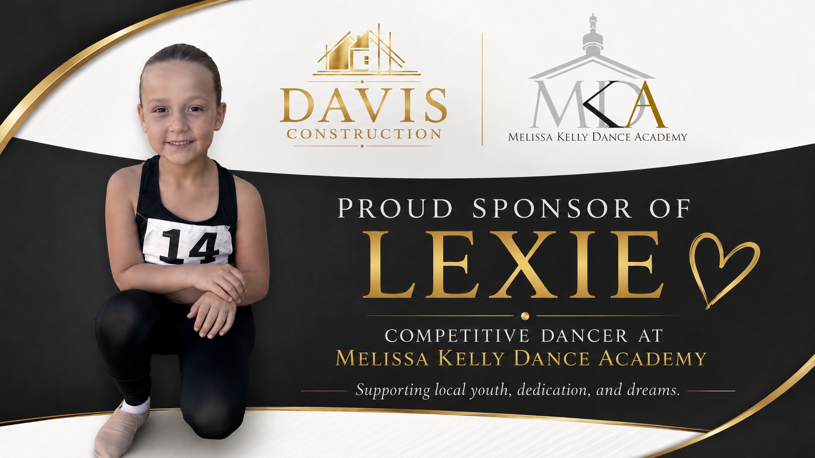 Davis Construction proudly sponsors Lexie